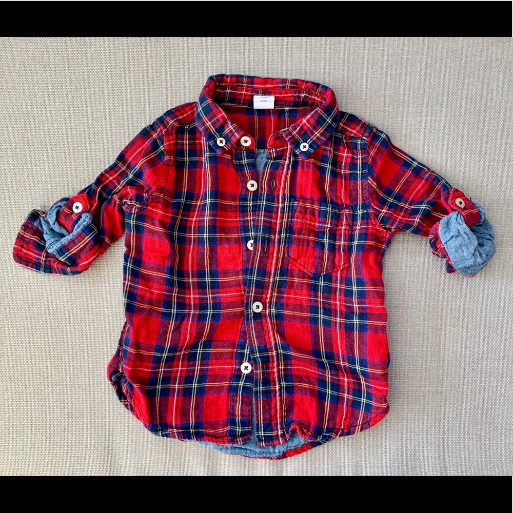 Toddler gap plaid flannel